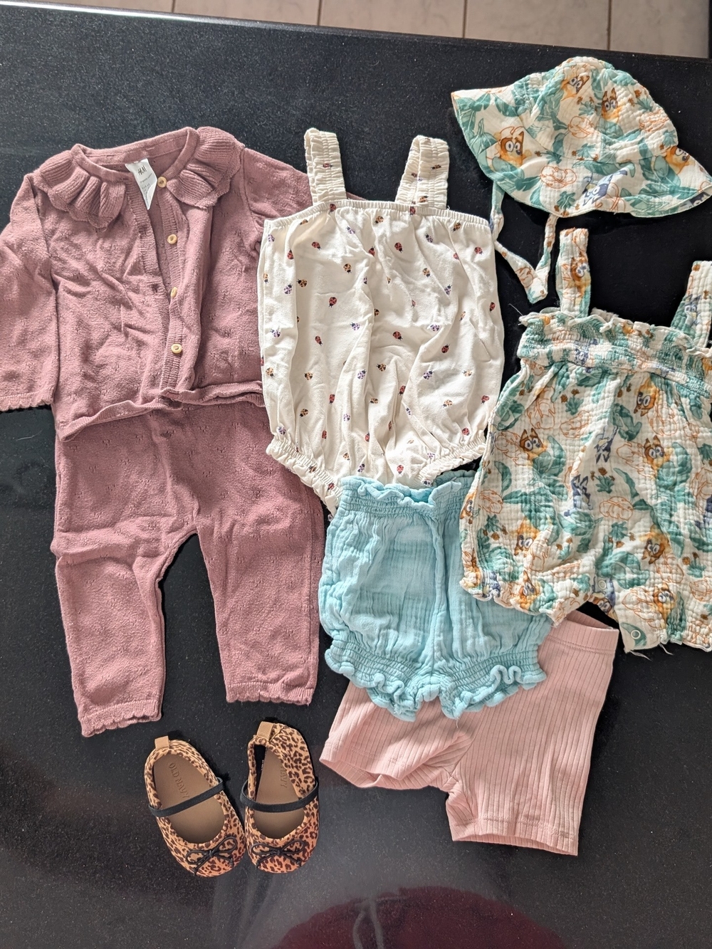 Girls Precious Mixed Clothing Bundle 3-6 Months Ft. Bluey!